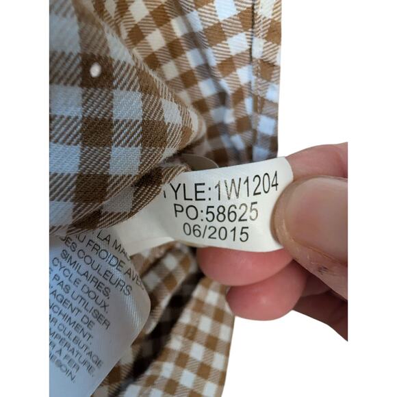 Vineyard Vines Men Checkered Plaid Woven Soft Button Down Dress Shirt Sz L - Picture 3 of 8